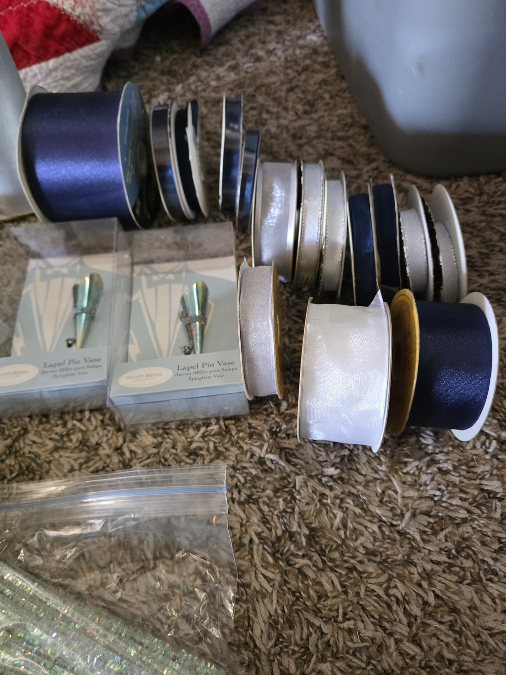 Leftover Wedding/formal Event Supplies.